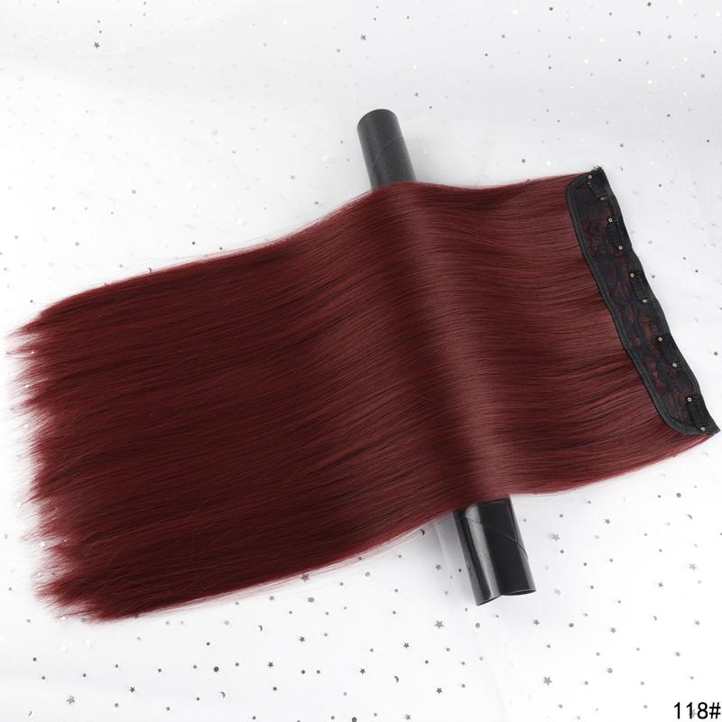 

Длинные прямые натуральные искусственные волосы синтетические заколки для наращивания волос в женских волосах