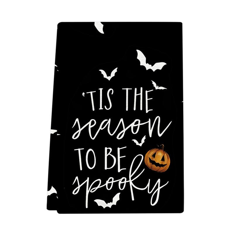 JIT Dropshipping Thanksgiving & Halloween Microfiber Kitchen Towels - Holiday Decorative Dish Towels