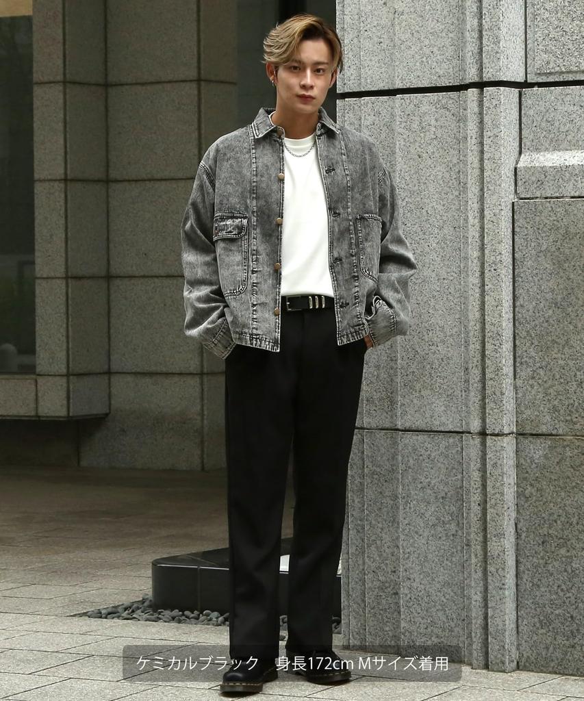 Double Chest Pocket Denim Blouson [IMPROVES] [SIDEWAYSTANCE] 10.5oz