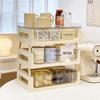 Desktop Stackable Storage Organizer with Transparent Drawers