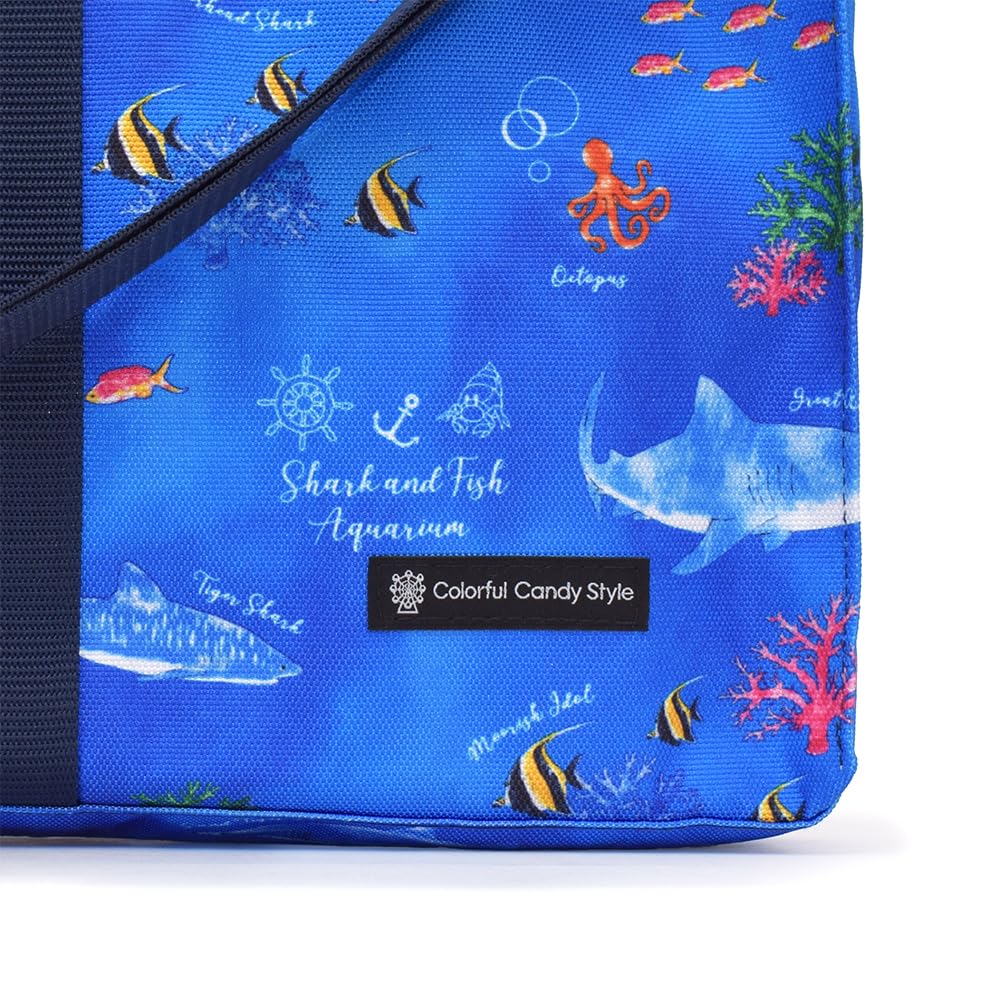 COLORFUL CANDY STYLE Water-Repellent, Lightweight Melodica Case in Blue Lagoon (All-Over Print) - Water-Repellent, Lightweight, Stain-Resistant, and
