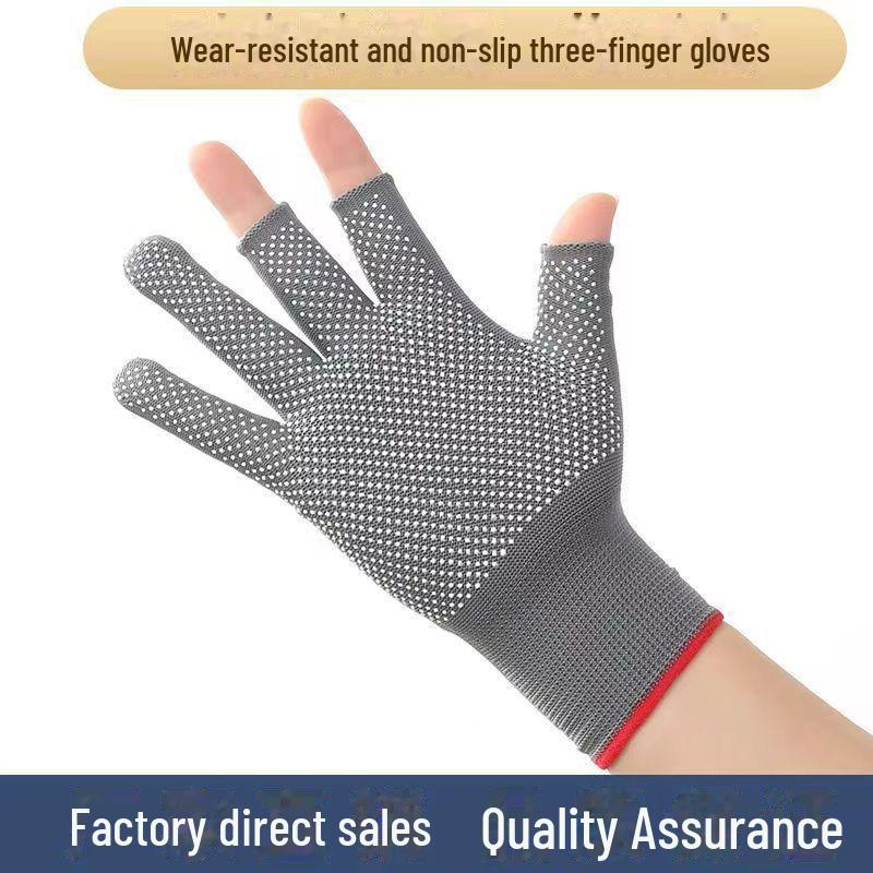 Unisex Sun Protection Gloves for Fishing, Cycling, and Driving - Two & Three Finger Half-Length Design