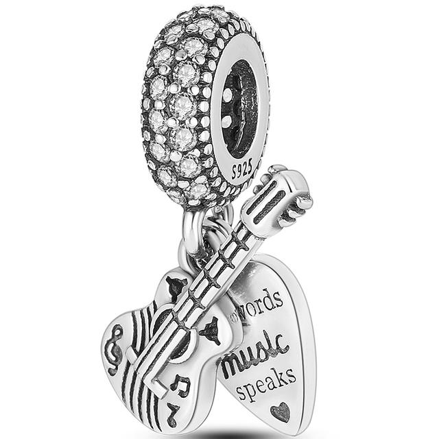 925 Silver Heart Silver Series Pendant Charm Beads Fit Original Bracelet Necklace For Women Diy Making Jewelry Gift