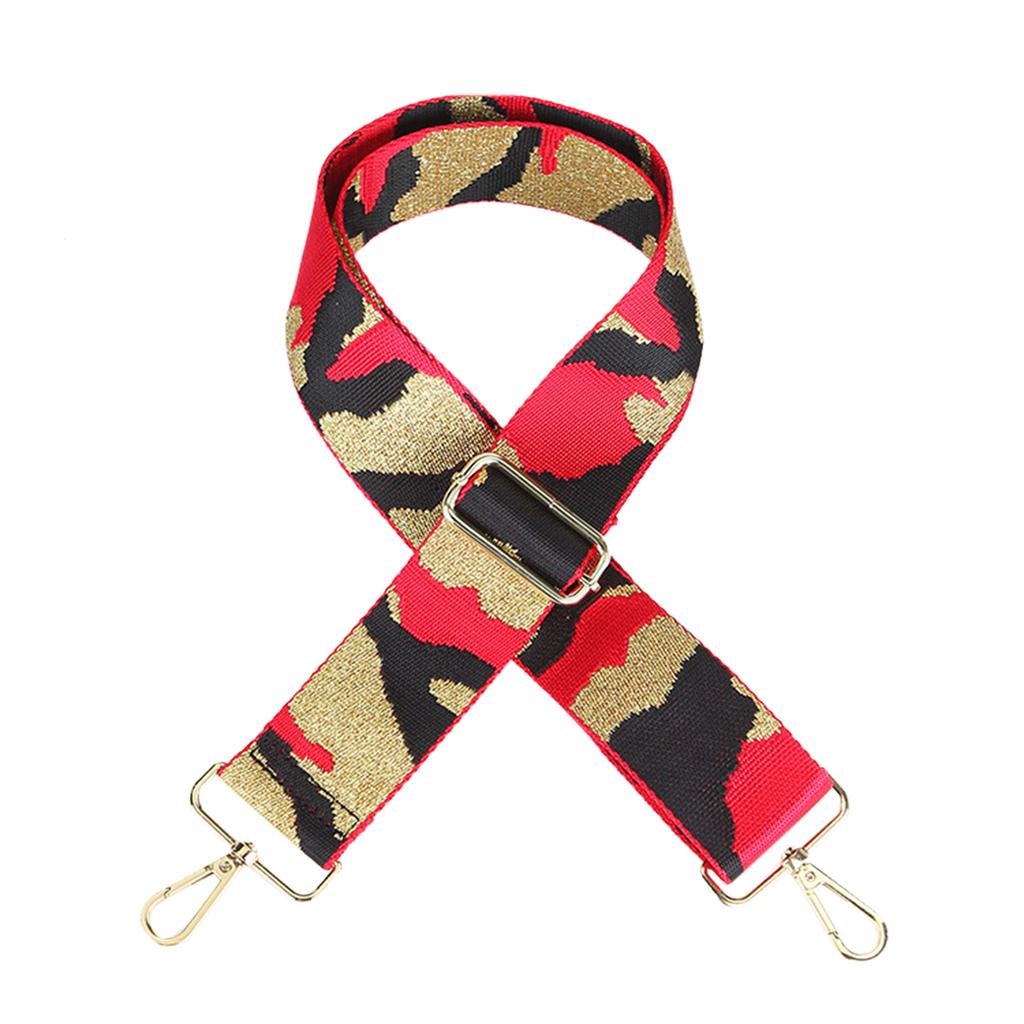 Women Contrast Color Replaceable  Shoulder Crossbody Handbag Belt Bag Strap