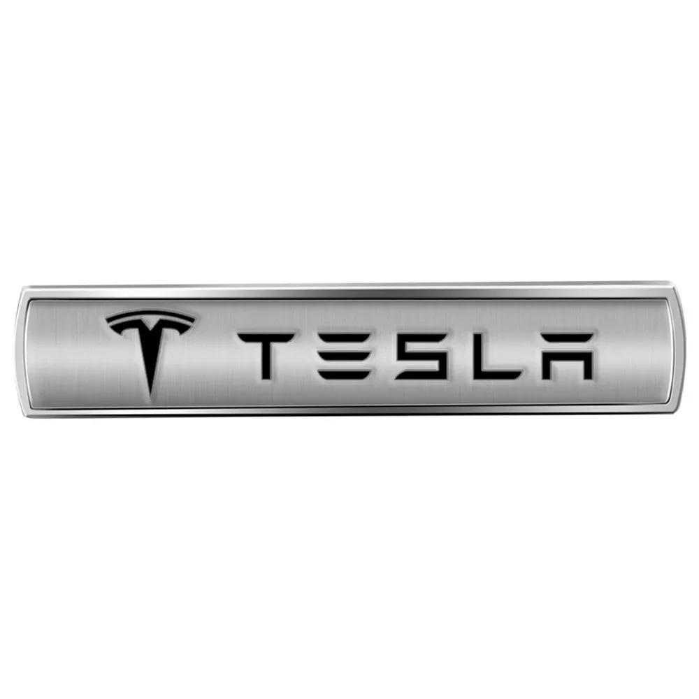 Samolepka na auto Tesla 1/2ks Logo auta 3D kovové Samolepky odznaků na karoserii auta, blatník, boční okno Pro Tesla Model 3 Model S Model X Coil Mo
