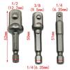 Steel Ball 8-Piece Socket Extension Rod Set with Square Head Adapter