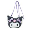 Sanrio Face-shaped Neck Coin Case Kuromi Cotton/Polyester/PVC Wallet Ages 3 and Up 639702