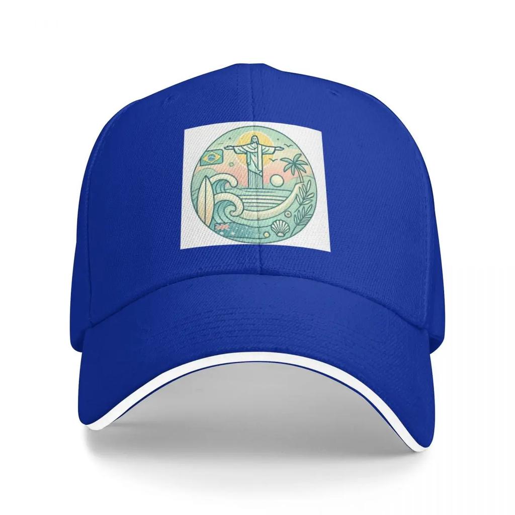 Union of Brazil, Australia, surfing and faith Baseball Cap Anime Hat luxury caps sun hat Golf Wear Men Women's