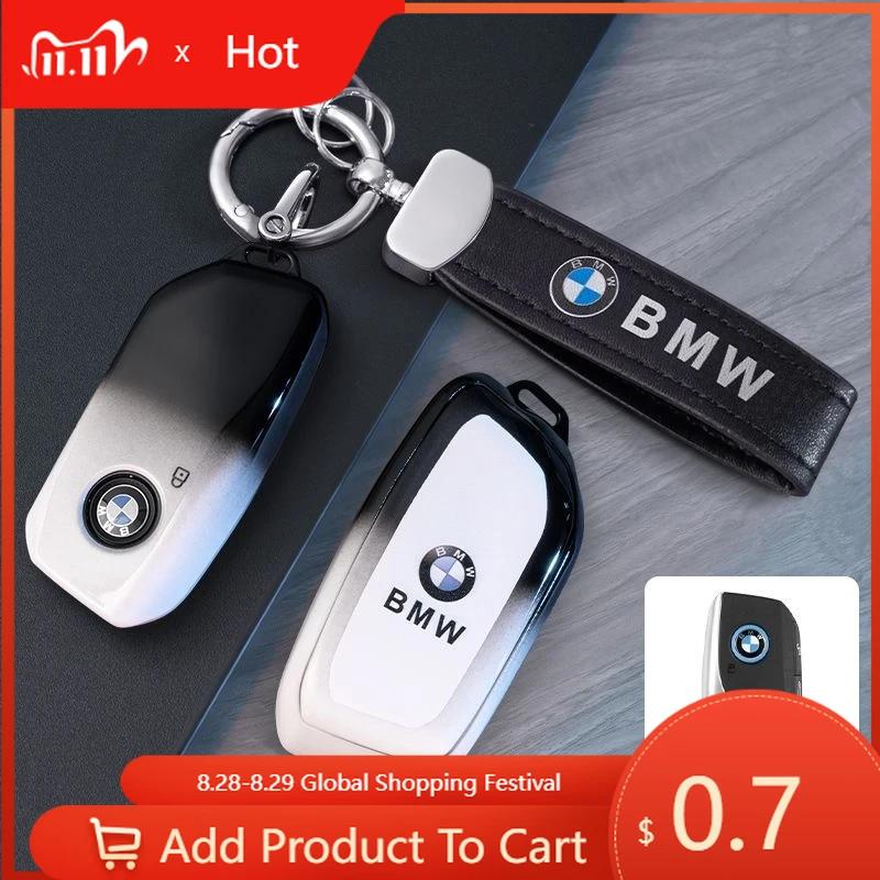 JOBX9 Car Sticker Hot 2025 TPU Car Remote Key Case Cover Shell Fob For BMW X1 U11 G70 7 Series 320i X3 X5 X7 i7 G07 LCI iX G09 XM U06