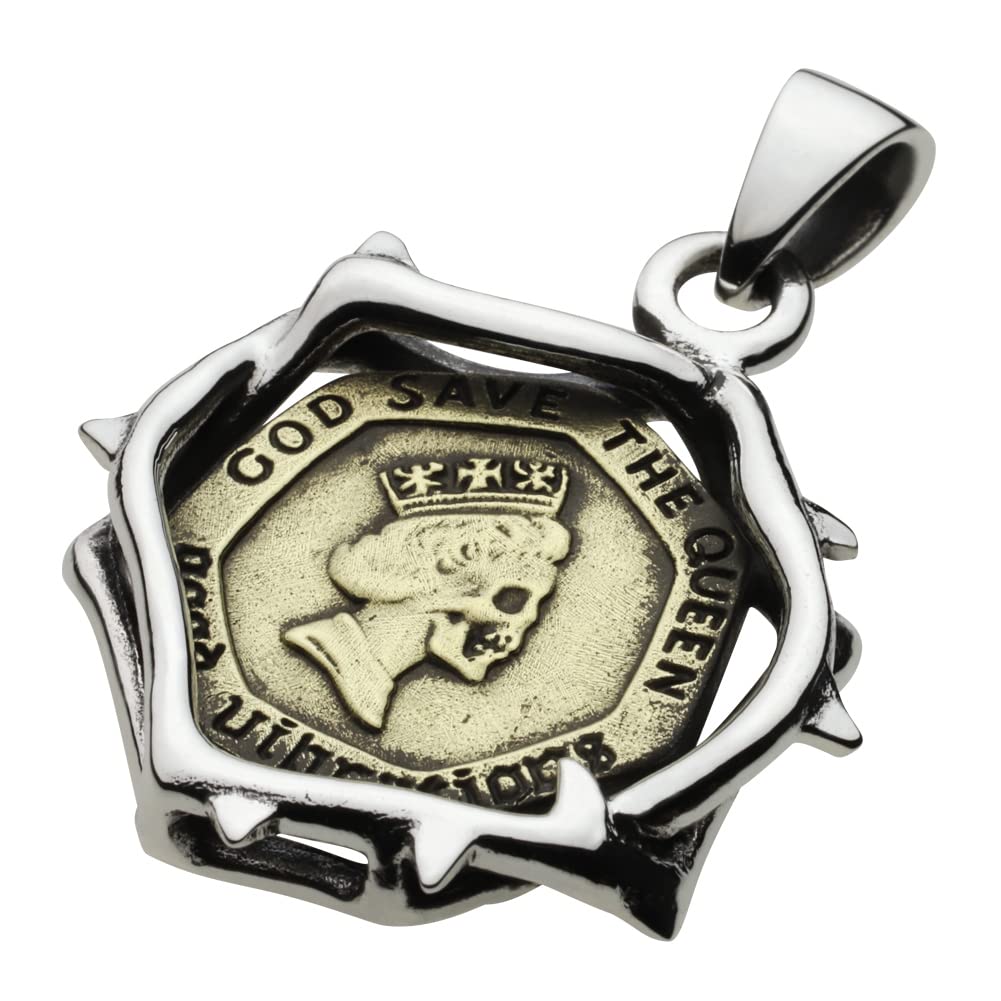 

Skull Coin Pendant fp0340 [Figmart] [Silver Accessory]