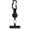 Anti-Theft Retractable Phone Holder Keychain Heavy Duty Strap Tether With Carabiner For Hiking Cycling Climbing