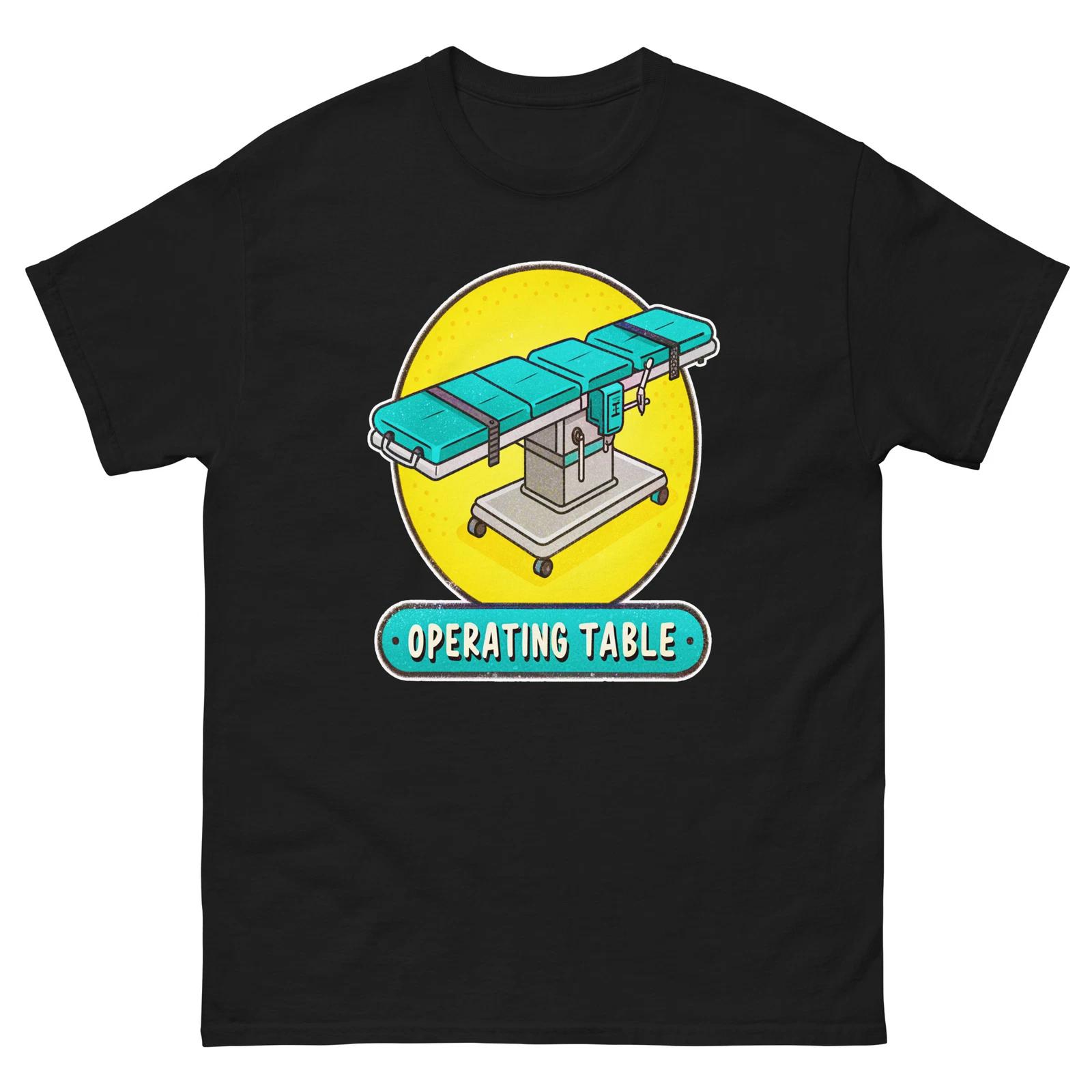 Больничный медицинский T-shirt Безопасность Операционный стол S