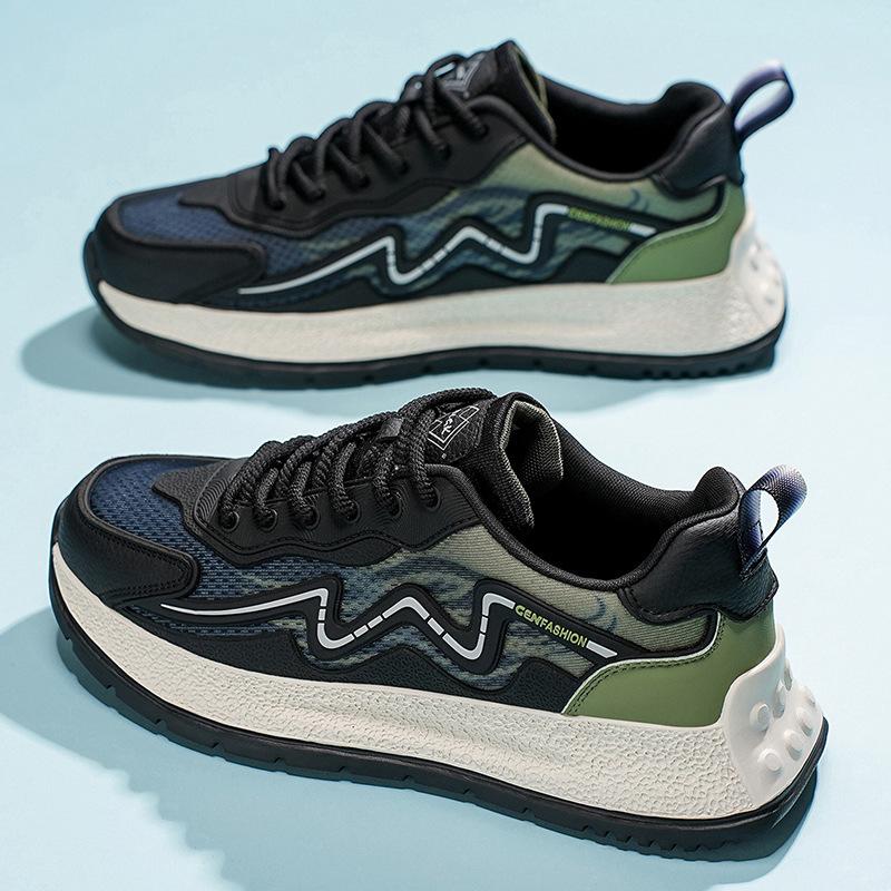 Neuer Modetrend atmungsaktives Mesh rutschfest abriebfest Freizeitschuhe Dämpfung Mode vielseitige Farbabstimmung weiche Sohle Dad Shoes