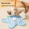 Double-Layer Interactive Pet Toy: Magic Ball and Hiding Cover for Self-Amusement and Boredom Relief in Cats and Dogs