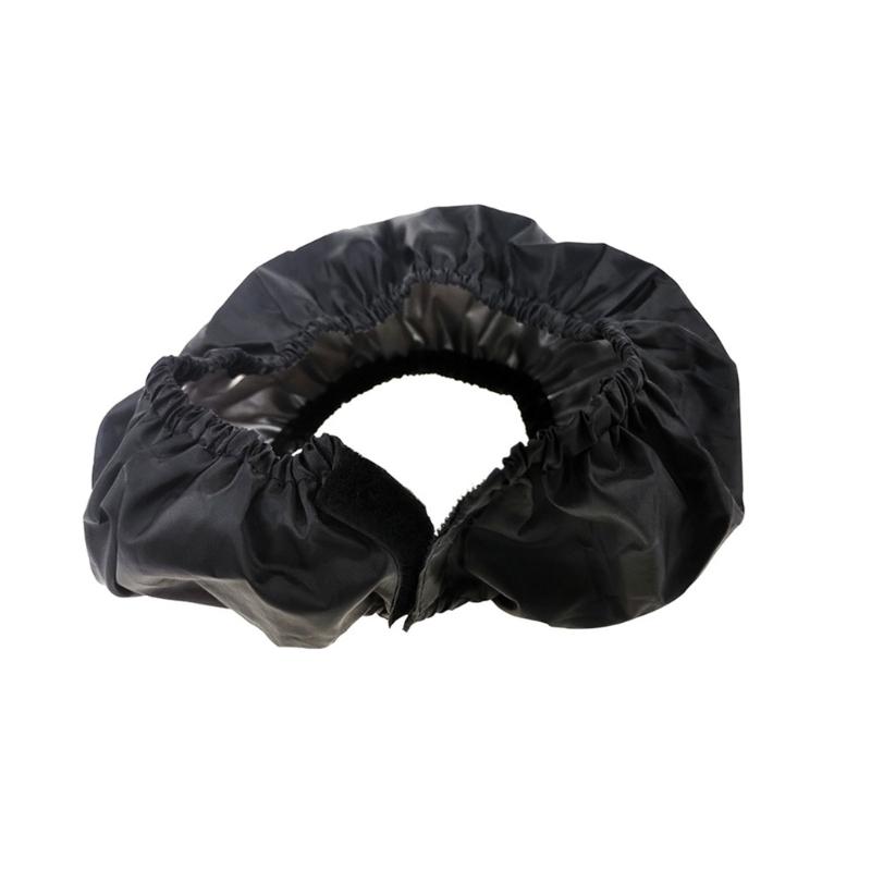 Pack of 2pcs Wheel Cover for Baby Strollers, Dustproof Case Easy To Install Pushchair Accessories Black Protectors