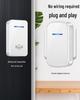 Wireless Home Doorbell: Dual Receiver, Long-Range, Remote-Control with Music, Ideal for Elderly, US/EU Specs