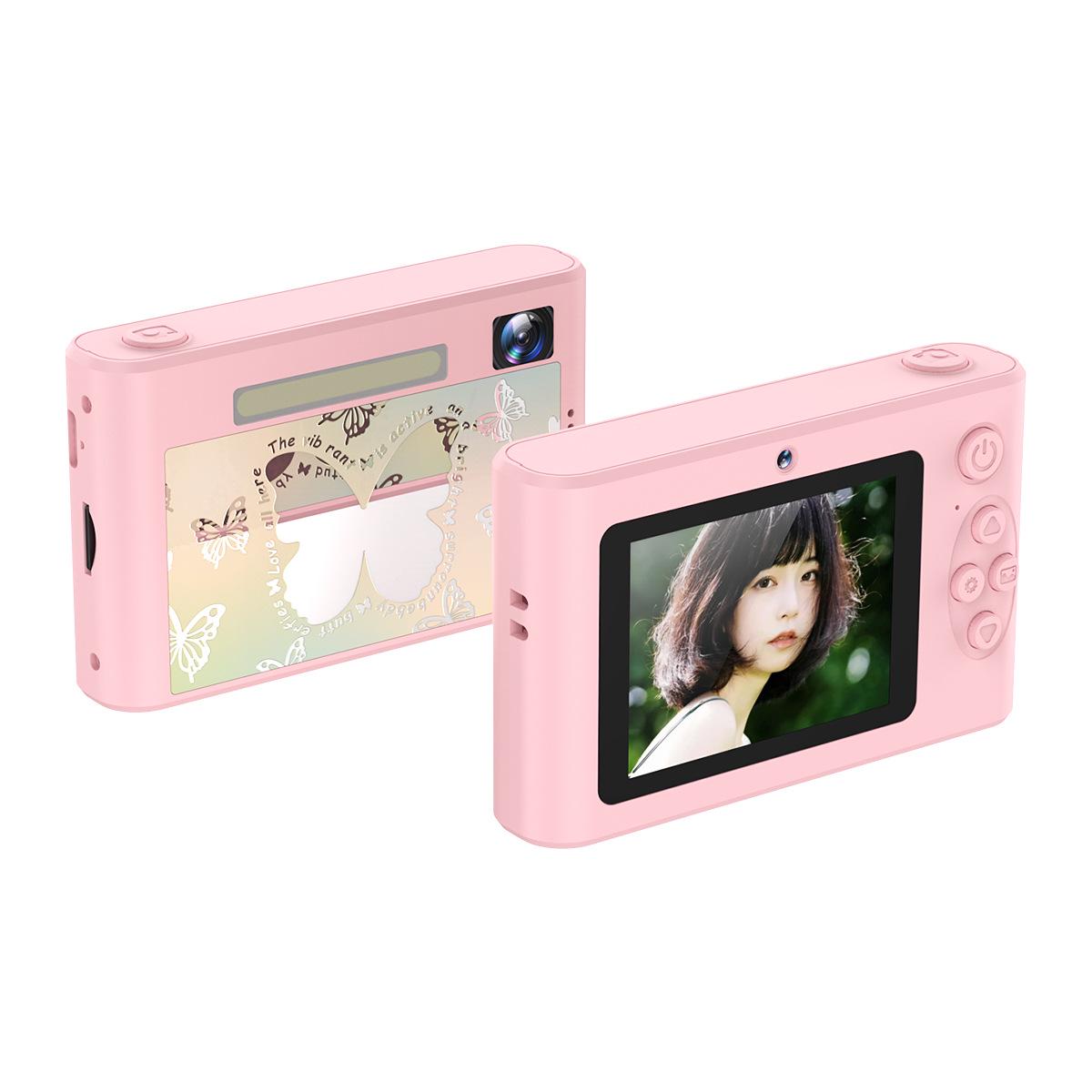 

Butterfly Portable Mini HD Camera for Entry-Level Students and Kids рожевий