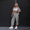 Western Style New Fashion Casual Loose Round Neck Long Sleeve Hoodie Trousers Set Top and Pants Set
