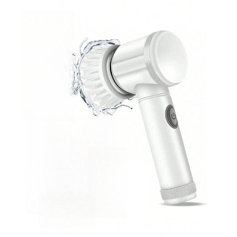 Electric Cleaning Brush - Motorized Scrubbing Tool for Kitchen/Bathroom/Shoes, Cordless Deep Clean with Interchangeable Heads