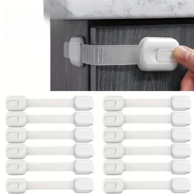 Trava de Segurança Infantil Anti-Abertura para Gavetas, Armários e Geladeiras