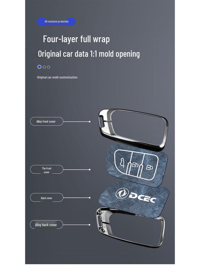 Key Covers for Dongfeng Fengguang 580, S560, Fengshen AX7, Yixuan Max, and GS.