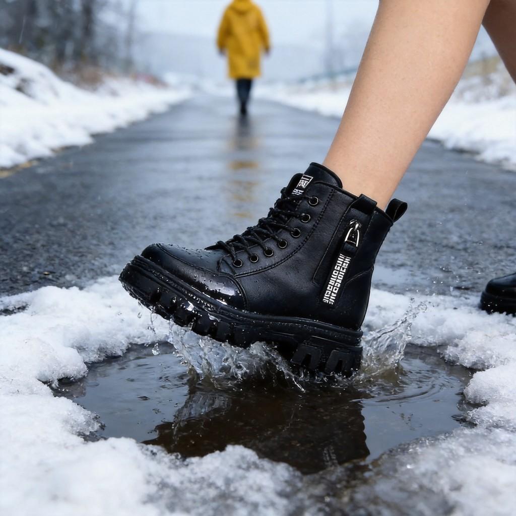 Winter Womens Ankle Boots With Faux Fur Lining For Cold Weather Comfort