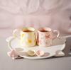 Cream style ceramic underglaze color ceramic mug