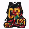 Cartoon Kids Backpack Set of 3 Anti-Water Polyester School Bag for Boys Girls with Crossbody Bag and Pencil Case