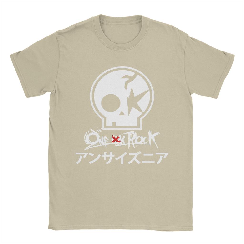 One Ok Rock Band Baumwoll-T-Shirt Für Mann Sommer Streetwear T-Shirts Rundhals Hipster T-Shirt Übergröße Bedruckte Kleidung