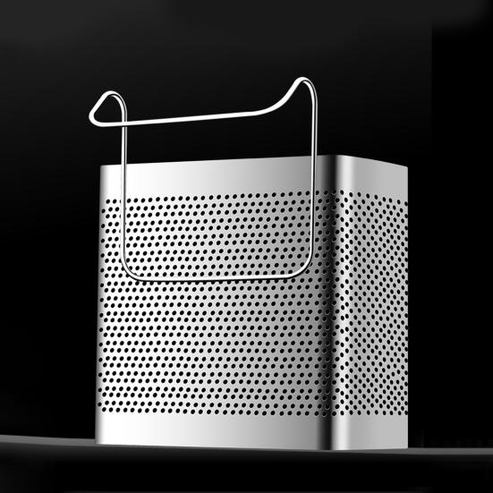 Chopstick Holder Stainless Steel with Double Compartment Organizer Ventilation Drainage Rust-Resistant Container for Kitchen Countertop