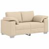 2 Seater Cream Sofa 160 Cm Fabric