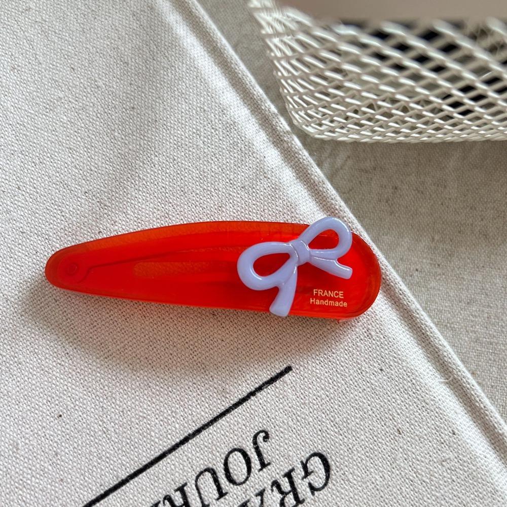 Bowknot Acetate Hairpin Acetic Acid Bangs Clips Personalized Bow Hair Clip Headwear