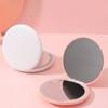 USB Rechargeable Handy Round LED Mirror For Make-Up Compact Makeup Flip Led Makeup Mirror