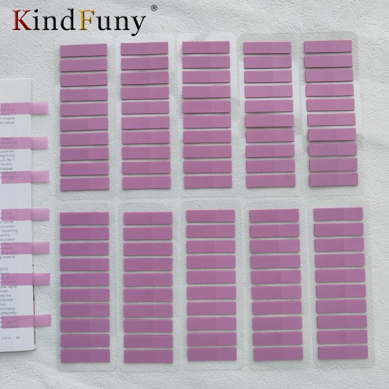2000Sheets Transparent Colorful Index Creative Memo Pads Office School Stationery Self-Adhesive Stickers Sticky Note Pads