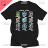 Official Megaman Player Select Men'S T-Shirt Mega Man Video Game Men Printed Tee Fashion Summer Cotton Casual Men'S Gift T Shirt