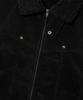 Trillion Sherpa Corduroy Studded Western Jacket_Black