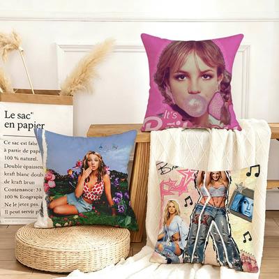 Singer BBritney SSpears  Various Sizes Square Pillow Case For Car Home Bedchamber Decor