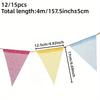 Colorful Pennant Flags for Festive Celebrations and Home Decor, Yard Decoration Pendant,For Halloween, Christmas, Thanksgiving
