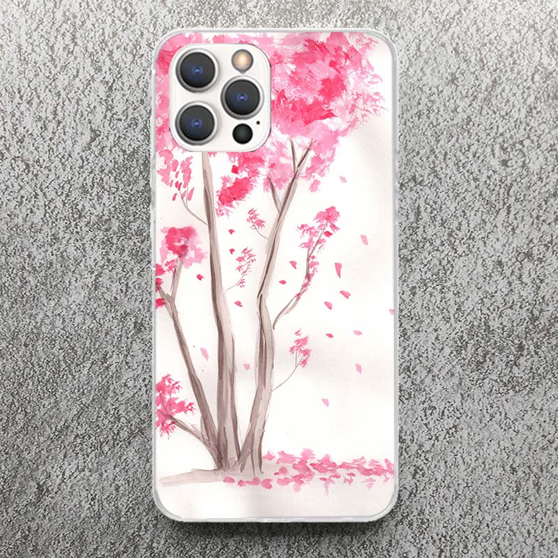 Phone Case For iPhone 17 16 15 14 13 12 11 Pro Max Mini Plus Air 7 SE 8 Soft Silicone Print Shell Funda 17 16 15 14 13 12 11 Pro