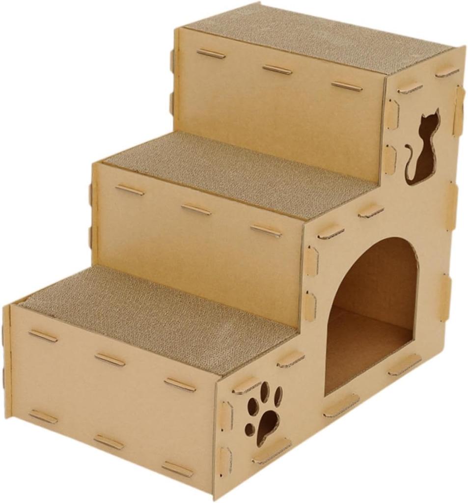 Modular Pet Stairs for Elderly Cats - Slip Dog Steps with Detachable Orthopedic Pads