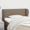 VidaXL Headboard with Ears Taupe 93x23x78-88 Cm Fabric3116990