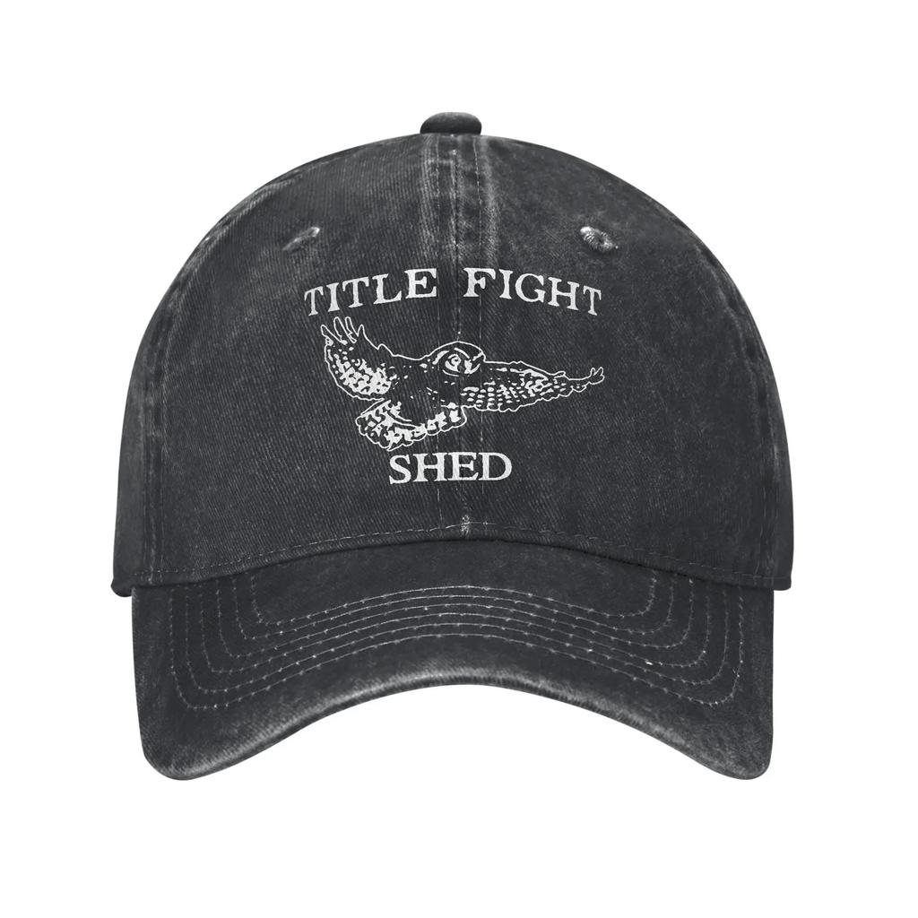 Baseball Cap TITLE FIGHT Band Summer y2k Cute Trucker Hat Unisex Adult Design Running Hippie Dropshipping Baseball Caps