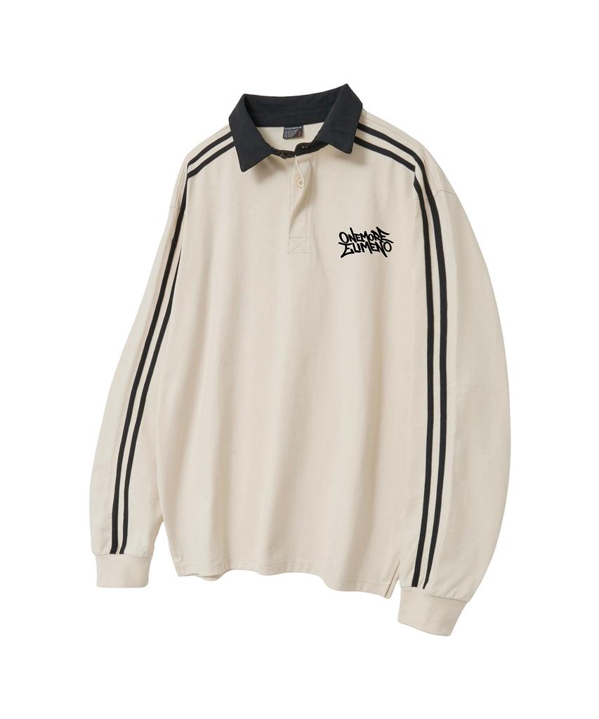 ELIMENO El Onemore Small Logo Track Collar T-Shirt 2 Colors