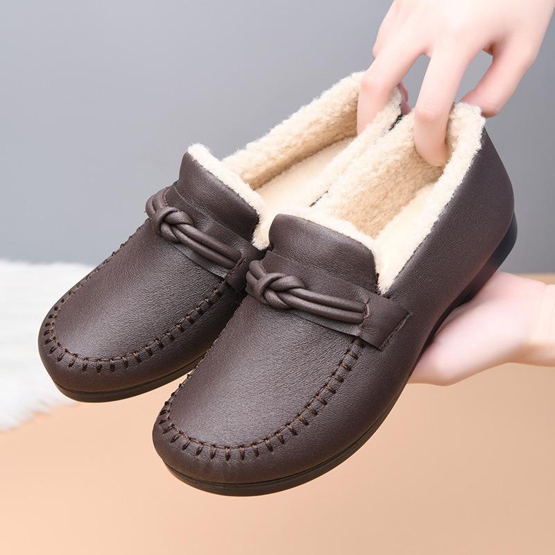 Winter cotton shoes Doudou shoes middle-aged mother shoes old Beijing non-slip wear-resistant fashion casual women's fashion versatile