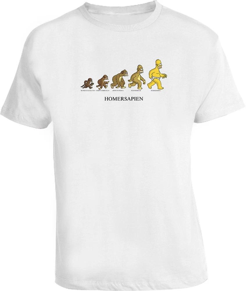 The Evolution Of Homer Simpson Homersapien Funny T Shirt S