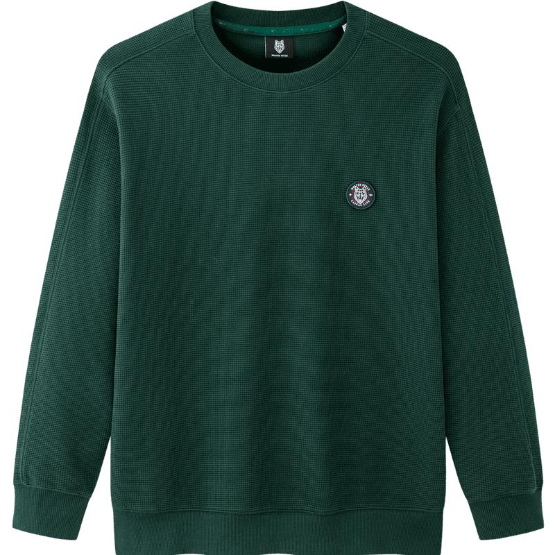 

Septwolves Men s Waffle Knit Long-Sleeve Sweatshirt XL