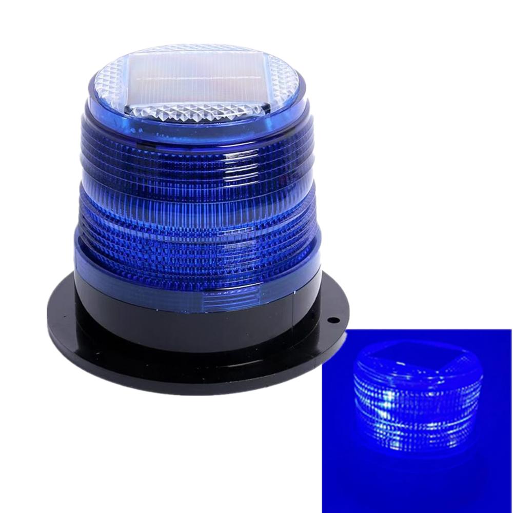 Solar Powered Strobe Warning Light Car Roof Magnet LED Strobe Light Beacon Light Led Flashing for Car Lorry Truck Accessory