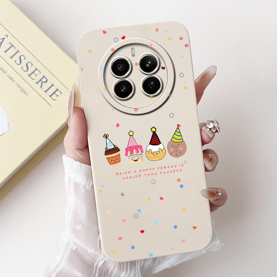 For Realme 12 Pro Plus Case RMX3840 Cute Cartoon Cover Soft Silicone Phone Case For Realme 12 Plus 12X Realme12 Pro + Bags Shell