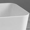 Maceta Auto-Riego Cuadrada con Depósito de Agua Cuerda Mecha Maceta Moderna para Interior Escritorio Decoración del Hogar
