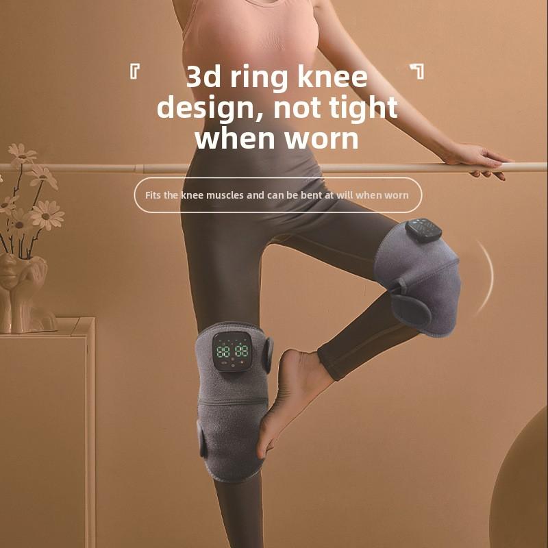 Self-heating Knee Pads Vibration Hot Compress Knee Massager Old Cold Leg Joint Warmth EMS Massager New Product
